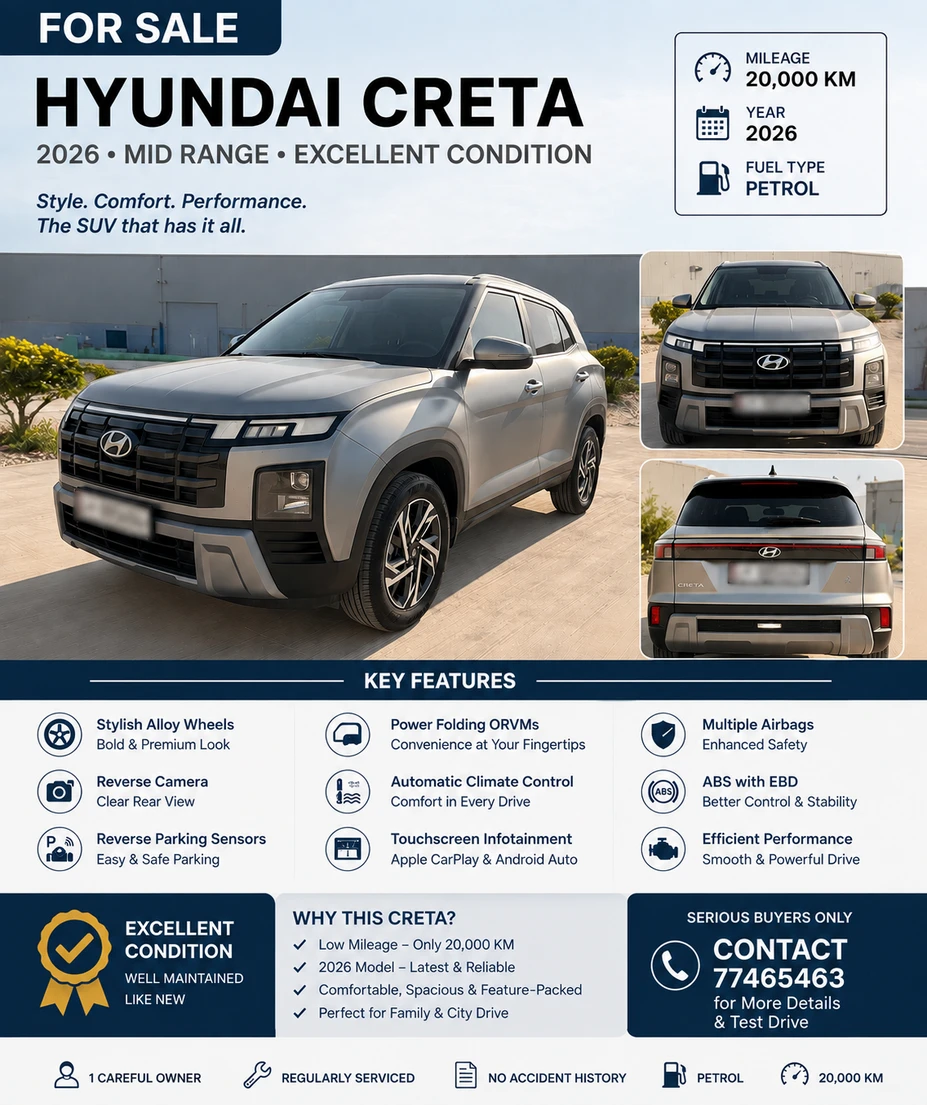 Hyundai Creta Business 2026